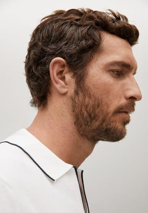 MANGO - Polo shirt ross  - white