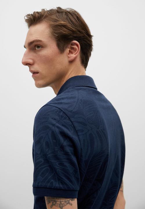 MANGO - Polo shirt beja-h - navy