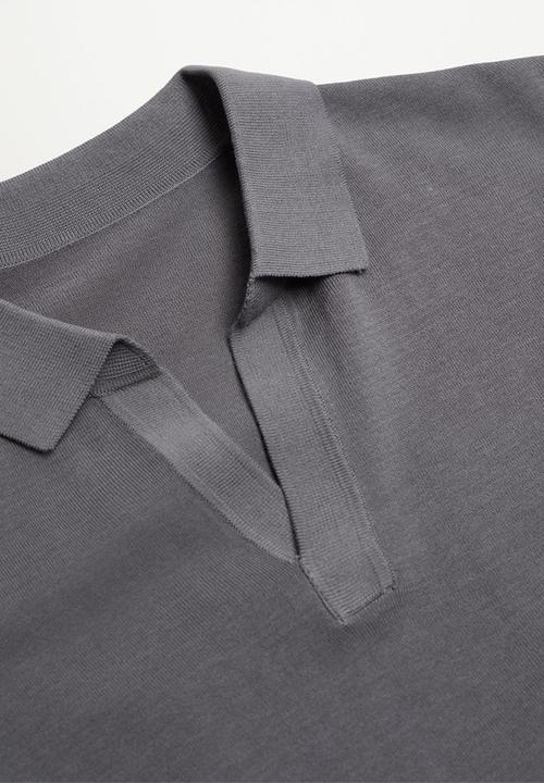 MANGO - Polo shirt tolosap - charcoal