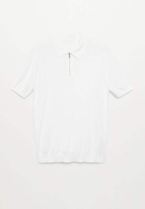 MANGO - Polo shirt aston - natural