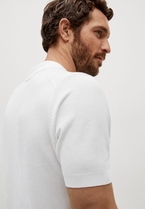 MANGO - Polo shirt aston - natural