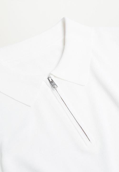 MANGO - Polo shirt aston - natural