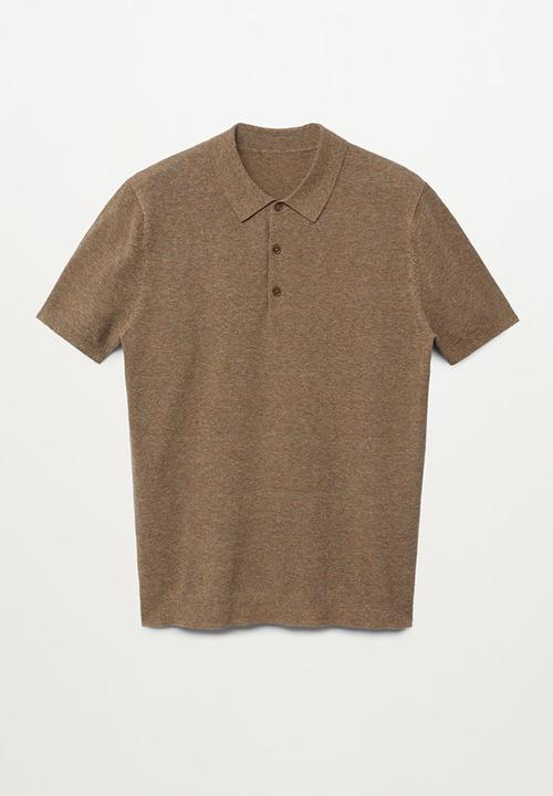 MANGO - Polo shirt andrew - rust