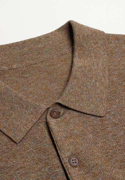MANGO - Polo shirt andrew - rust