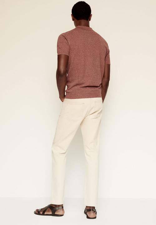 MANGO - Polo shirt andrew - rust copper