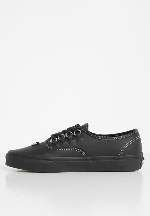 Vans - Authentic hardware - (leather) black/black