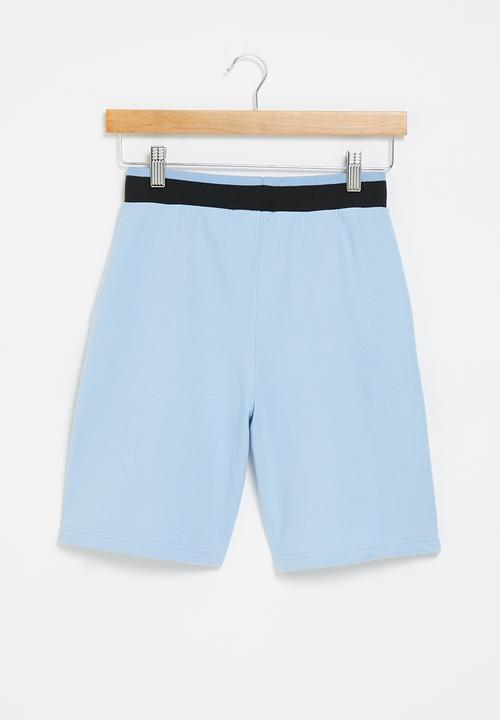 POLO - Boys kai printed short - light blue