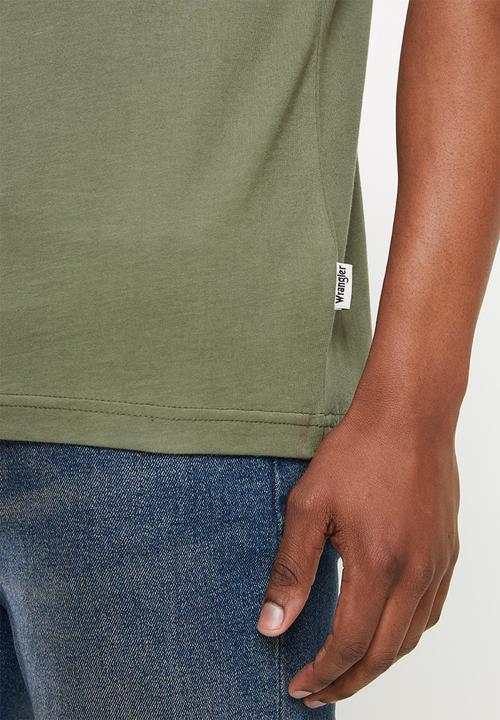 Wrangler - Classic tee - dusty olive