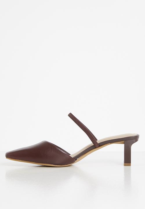 ALDO - Afean mule heel - dark brown