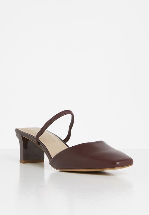 ALDO - Afean mule heel - dark brown