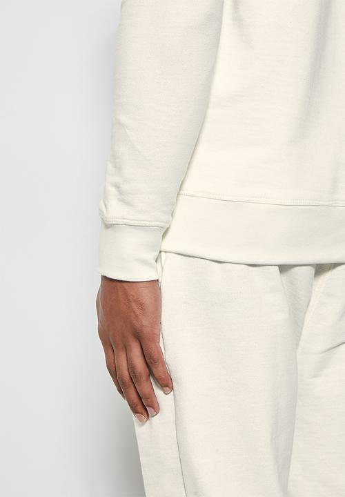 Superbalist - Nasa branded burger crew neck pullover sweat - ecru