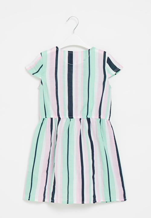 GUESS - Linen blend short sleeve shirt - multi