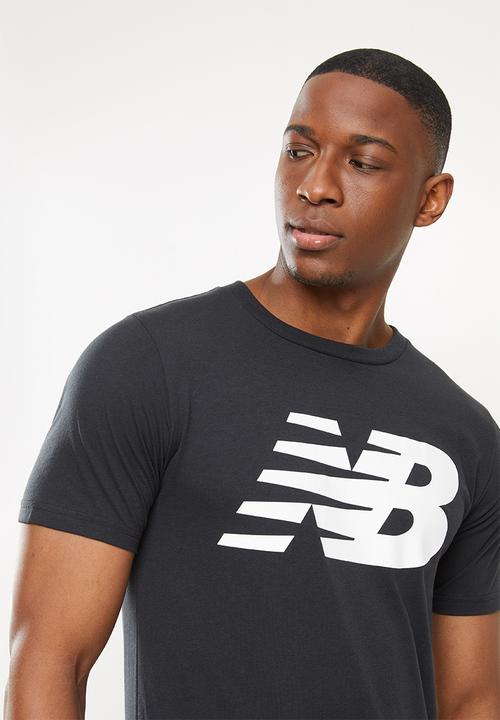 New Balance  - Nb classics nb logo tee - black