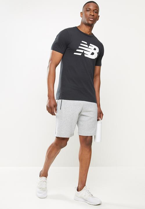 New Balance  - Nb classics nb logo tee - black