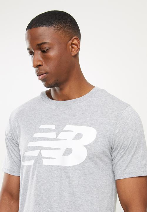 New Balance  - Nb classics nb logo tee - athletic grey