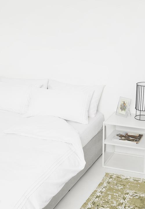 Sixth Floor - Lana polycotton duvet set – white