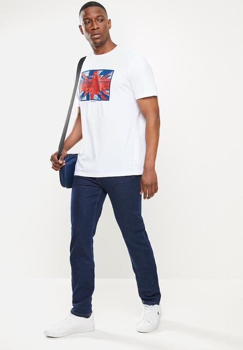 Ben Sherman - Union jack - white
