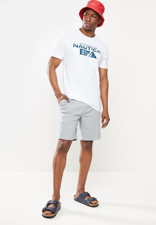 Nautica - Nautica flag tee - white
