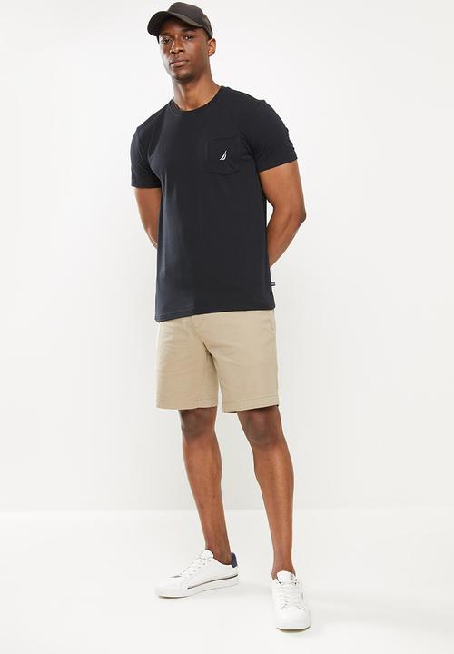Nautica - Short sleeve pocket tee - black
