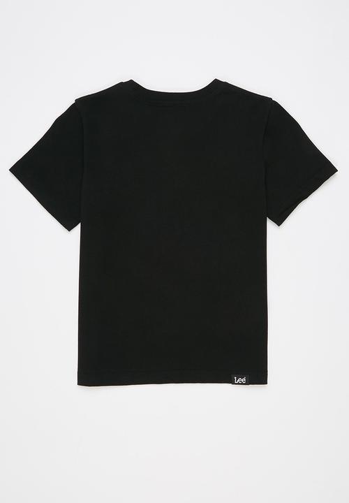 Lee  - Boys vintage stamp tee - black