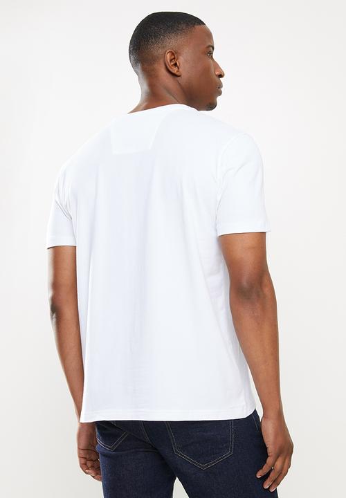 Nautica - Short sleeve pocket tee - white