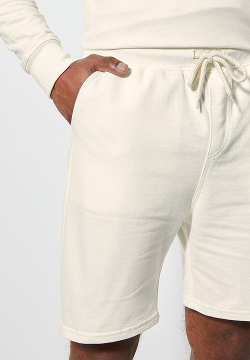 Superbalist - Sunday sweatshorts - ecru