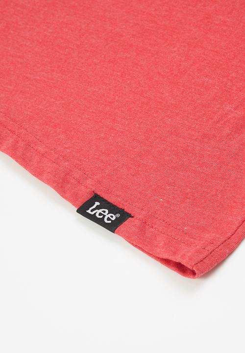 Lee  - Boys lee denim tee - red