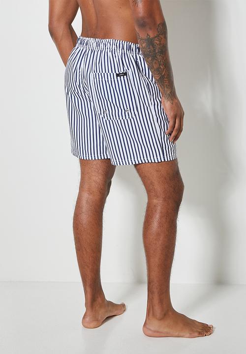 Superbalist - Baja swimshort - navy & white 