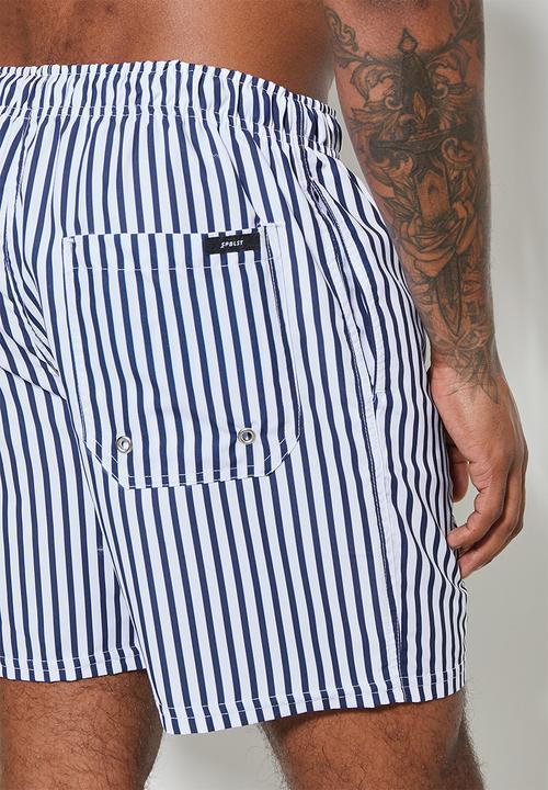 Superbalist - Baja swimshort - navy & white 