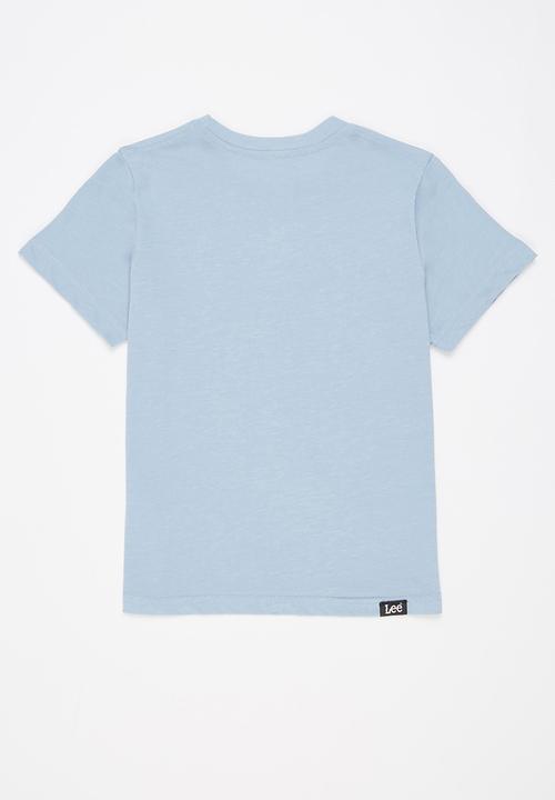 Lee  - Boys usa flag tee - blue