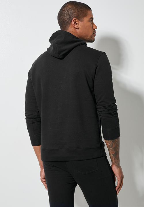 Superbalist - Maddox nasa pullover hoodie - black