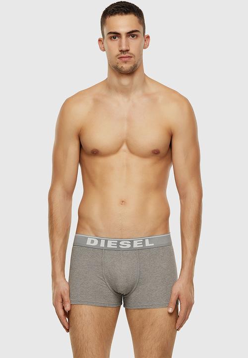 Diesel  - Umbx-damien two pack boxer briefs - black & grey 