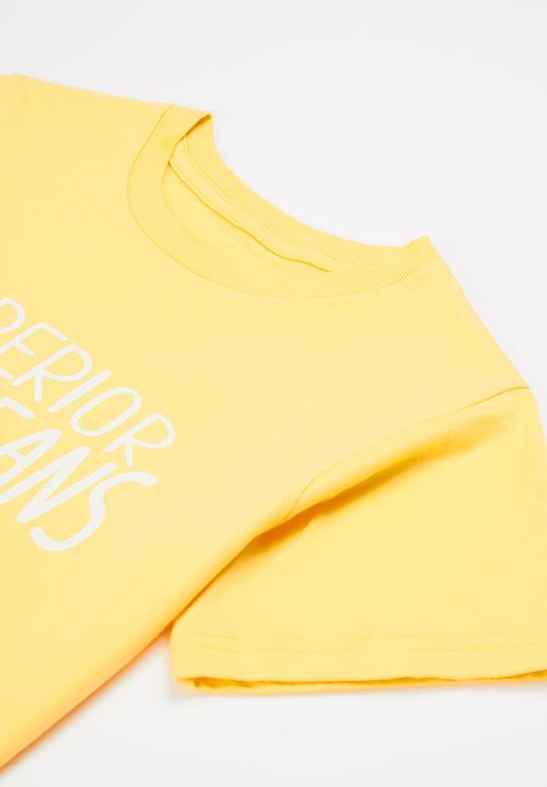 Lee  - Boys superior quality tee - yellow