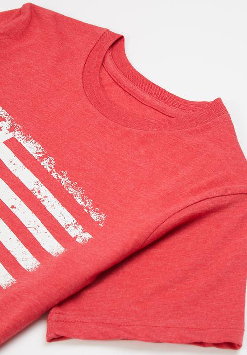 Lee  - Boys usa flag tee - red