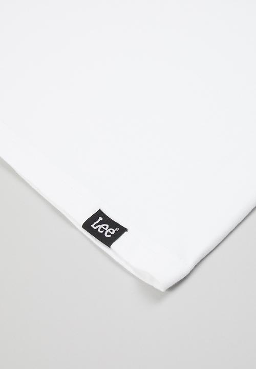 Lee  - Boys vintage stamp tee - white