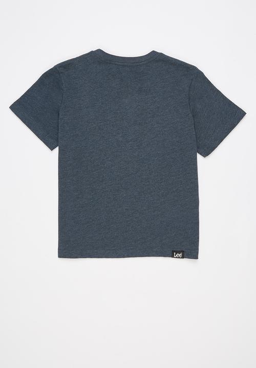 Lee  - Boys lee denim tee - navy