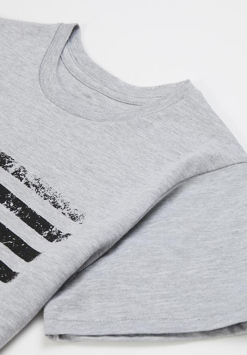 Lee  - Boys usa flag tee - grey