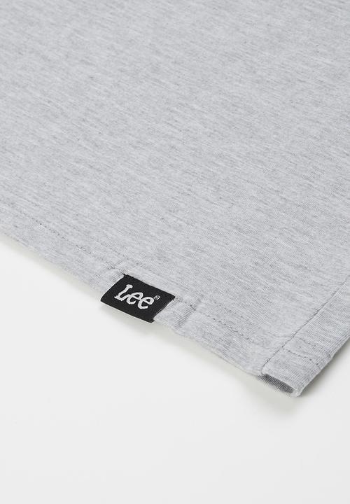 Lee  - Boys usa flag tee - grey
