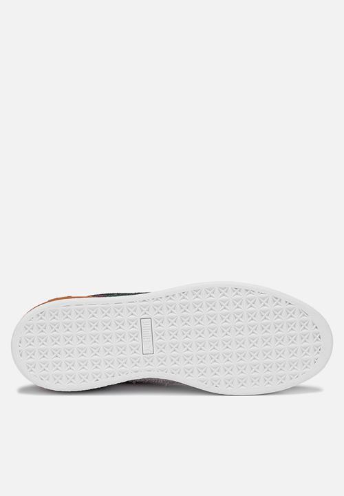 PUMA - Suede bloc wtformstripe - suede bloc wtformstripe - 38118402 - grape leaf-puma white