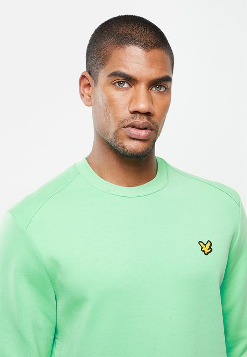 Lyle & Scott - Crew neck fly fleece - light green