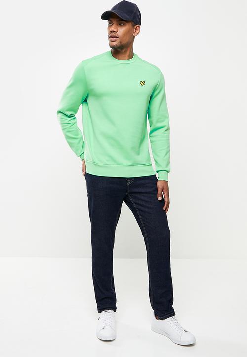 Lyle & Scott - Crew neck fly fleece - light green