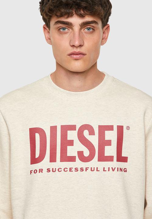 Diesel  - S-girk-ecologo sweater - off white