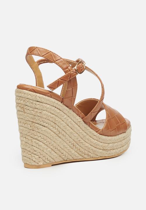 Butterfly Feet - Tiana 1 espadrille wedge - tan