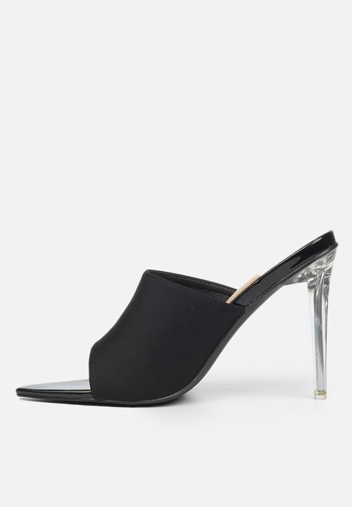 Miss Black - Candy1 mule heel - black
