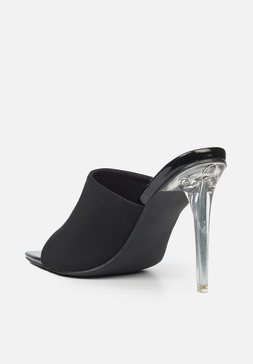 Miss Black - Candy1 mule heel - black