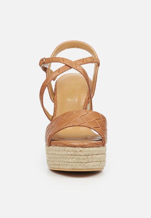 Butterfly Feet - Tiana 1 espadrille wedge - tan