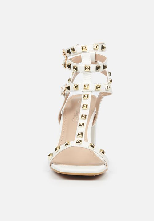 Miss Black - Cersei1 heel - white