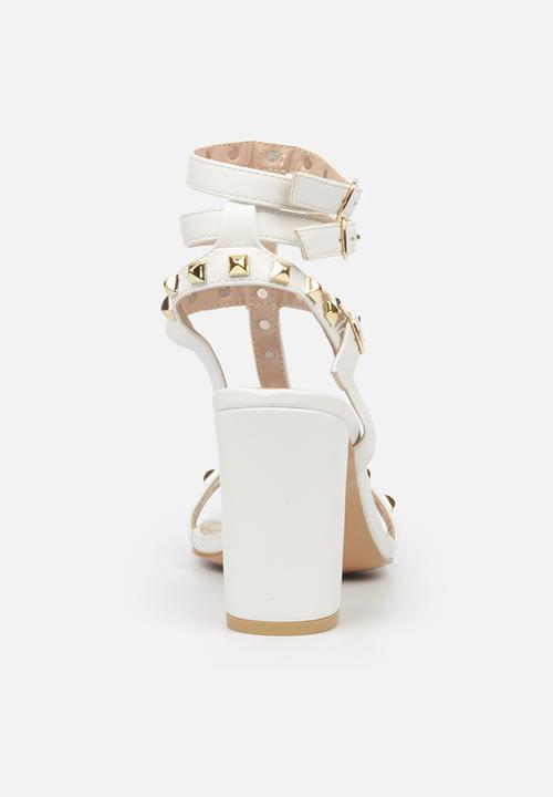 Miss Black - Cersei1 heel - white