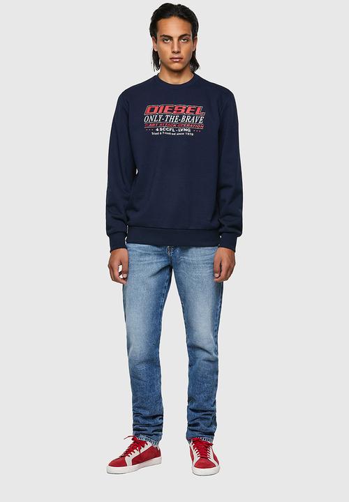 Diesel  - S-girk-k21 sweater - navy