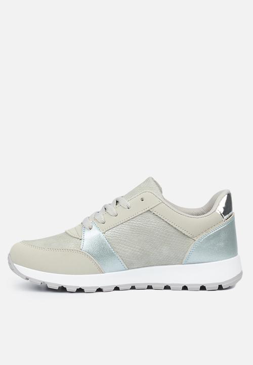 Butterfly Feet - Chrome sneaker - pewter